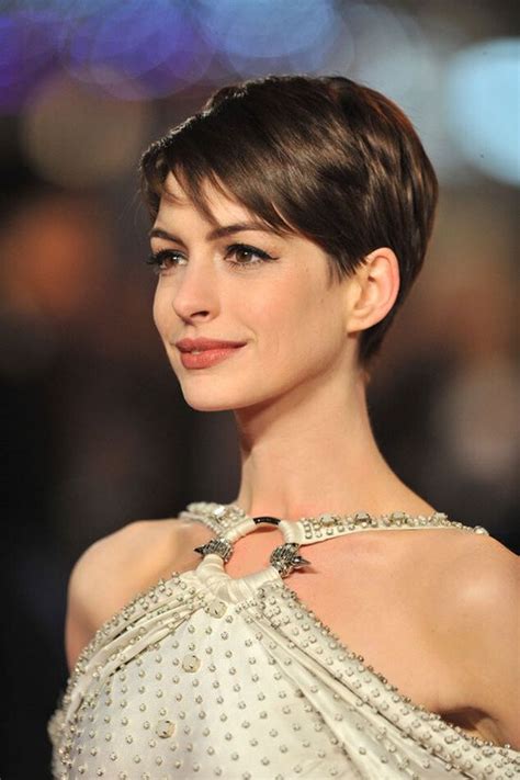 Pixie Haircut Front And Back Anne Hathaway