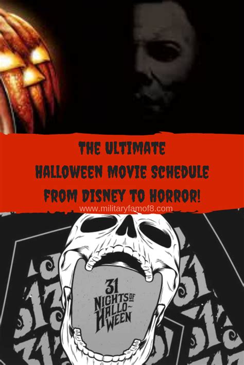 31 Days Of Halloween Movies Disney Noe Huntington
