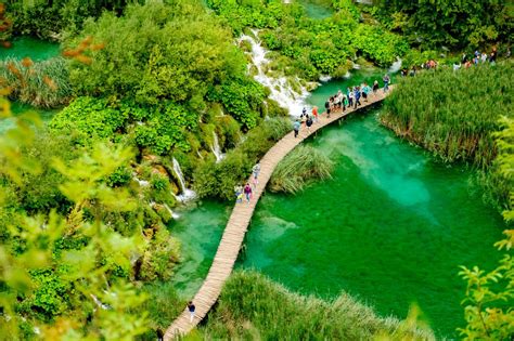 The Plitvice Lakes National Park Nacionalni Park Plitvička Jezera