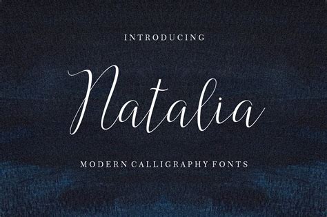 Natalia Script Font By Scoothtype · Creative Fabrica