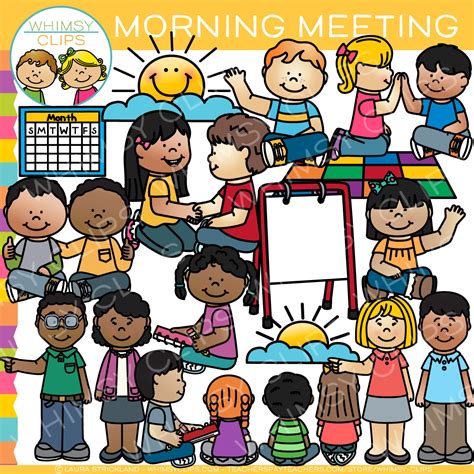 Morning Meeting Clip Art Images And Illustrations Whimsy