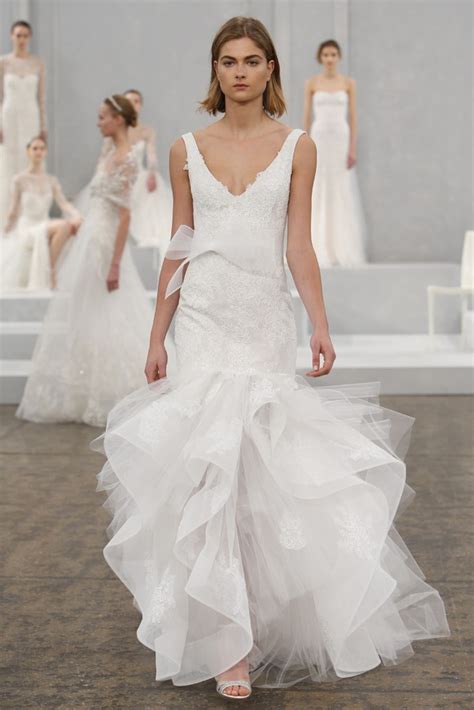 Monique Lhuillier Spring 2015 Bridal Collection Preowned