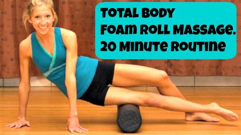 Total Body Foam Roller Exercise Video After Workout Massage Routine