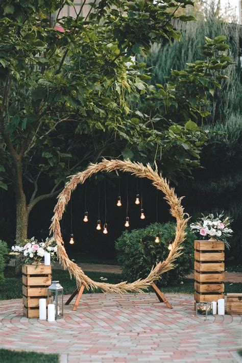 Rustic Outdoor Wedding Arch Ideas Emmalovesweddings