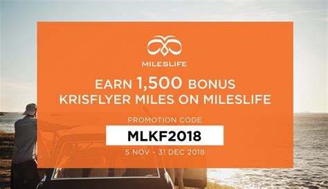 Have you heard of www.mileslife.com? Bonus KrisFlyer miles for Mileslife app users