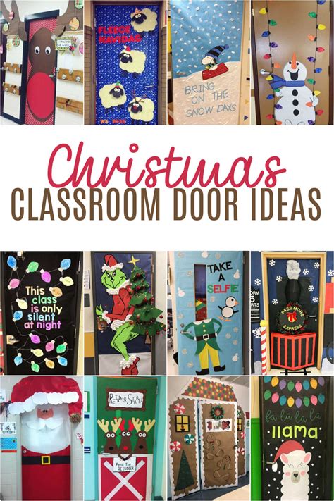 Creative Holiday Christmas Door Ideas For The Classroom