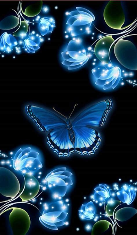 Neon Butterfly Iphone Wallpapers Top Free Neon Butterfly Iphone