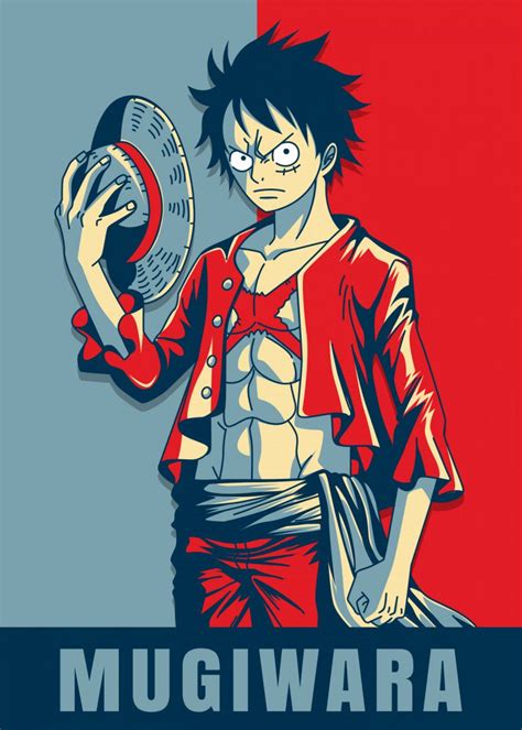We have an extensive collection of amazing background images carefully chosen by our community. 'monkey d luffy' Metal Poster - Introv Art | Displate in ...