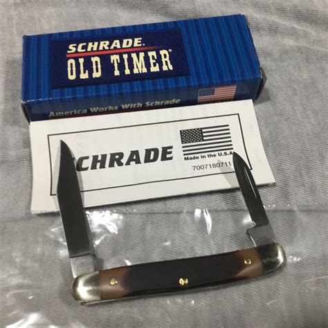 Schrade Old Timer Ot Usa Pocket Knife Mint Minuteman New In Box Ebay