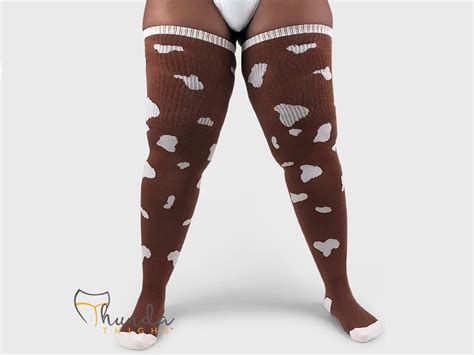 Real Plus Size Thigh High Socks Long Cotton Over The Knee Cosplay For Thighs24 40 Inches