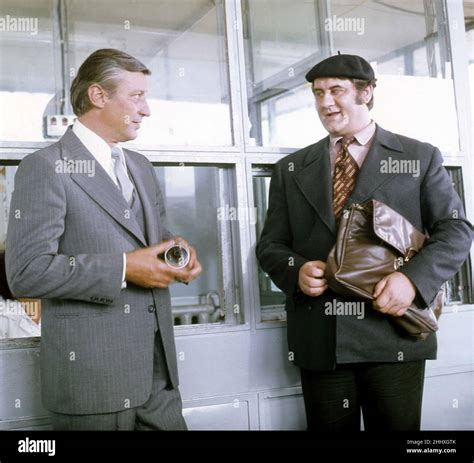The Romanian actors Victor Rebengiuc & Jorj Voicu, approx. 1978 Stock