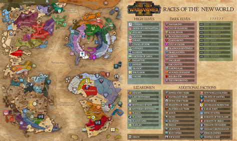Total War Warhammer 2s Campaign Map Overview Small Version