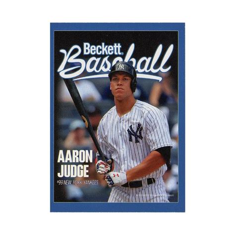 Get the best deal for aaron judge baseball trading cards from the largest online selection at ebay.com. Aaron Judge Limited Edition Beckett 2017 National Rookie Card /1000 | Steel City Collectibles
