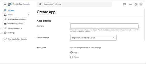 Android Creating An App In The Google Play Developer Console Mag