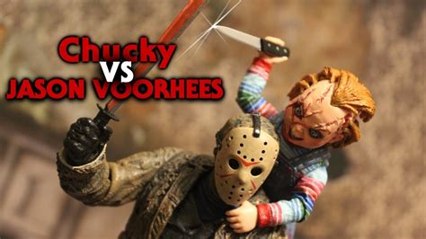 Jason Voorhees Vs Chucky Stop Motion Youtube