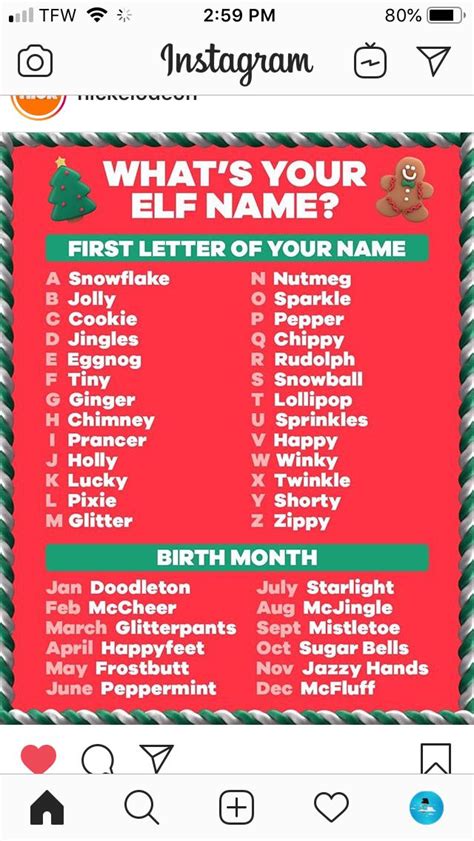 An Iphone Screen With The Text Whats Your Elf Name