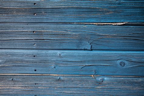Free Photo Blue Wood Texture Blue Cracked Painted Free Download