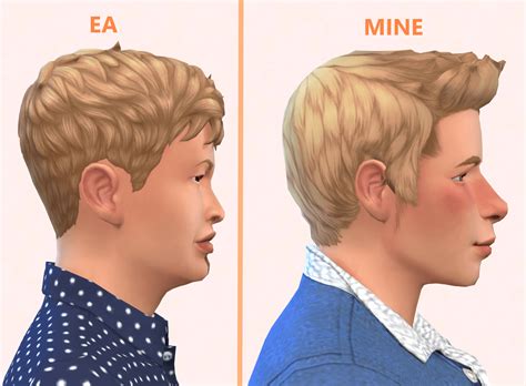 Cas Tip Edit The Side Of Your Sim S Faces For More Variety Ea S Default Presets Are Very
