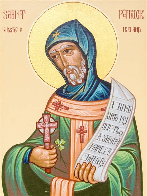 St Patrick Icon Hi Res Rorthodoxchristianity