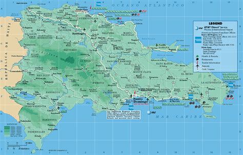 Mapa De La Republica Dominicana