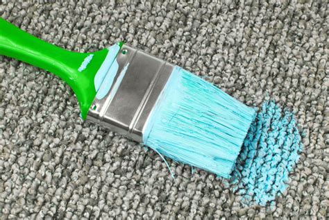 How To Remove Wet Water Based Paint From Carpet