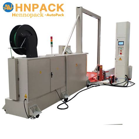 Integrate Pallet Strapping Packing Machine With Turntable Stretch