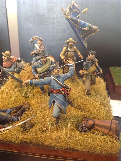 Us Civil War Diorama Seen At Euromilitaire 2014 Military Figures