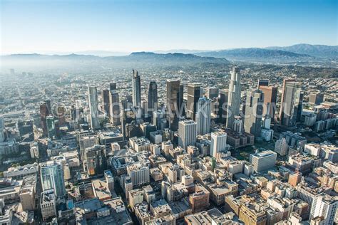 Aerial View Aerial View Of Los Angeles California Usa Jason Hawkes