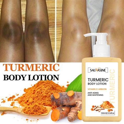 100ml body whitening cream turmeric body lotion anti aging long lasting moisturizing smooth skin