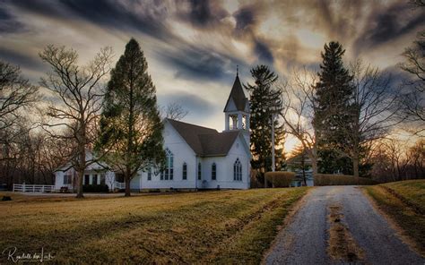 Country Church At Sunset A Photo On Flickriver