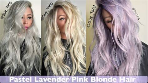If you dye your dark hair pink without bleaching it, the results will not meet the expectations. Pastel Lavender Pink Blonde Hair make-over - YouTube