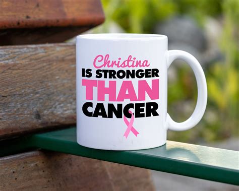 Breast Cancer Gifts Breast Cancer Personalized Stronger Etsy Uk