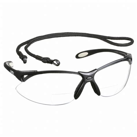 Honeywell Uvex Clear Scratch Resistant Bifocal Safety Reading Glasses