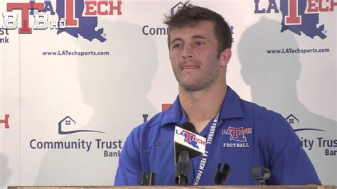 La Tech Wr Trent Taylor Postgame Of Techs 59 10 Win Over Wku Youtube