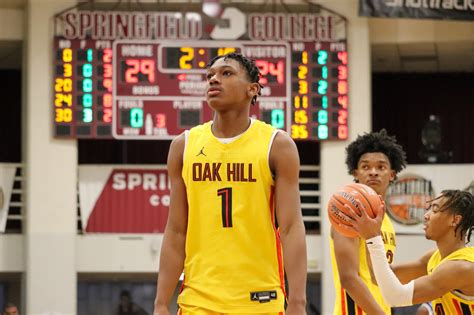 Mercy Miller suits up for the first time ever for Oak Hill Academy at