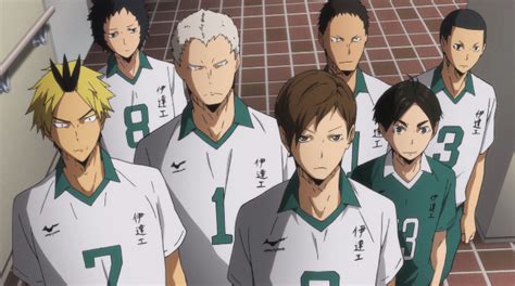 The following is a list of characters from haikyu!!, a manga and anime series created by haruichi furudate. Date Tech