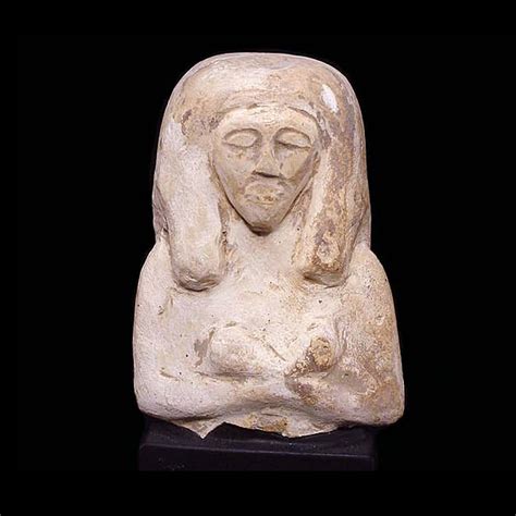 Egyptian A Limestone Ushabti Figure