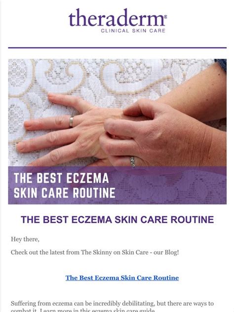 Therapon Skin Health The Best Eczema Skin Care Routine More From The