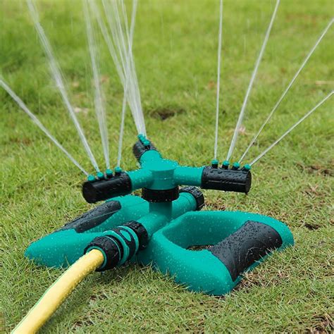 Sprinklers Easy Hose Connection Spike Base Gardening Watering System
