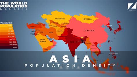 Population Map Of Asia