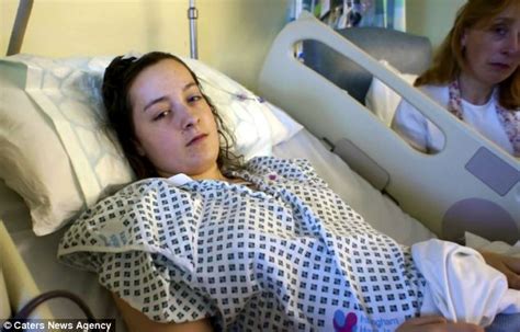 Teenage Girl Defies Death After Opticians Discover A Tumour The Size Of An Egg Pushing On Her