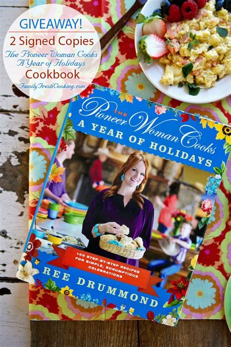 The pioneer woman cookbooks are a ticket to a journey into the heart of rural america — a world where butter is abundant and food nurtures you for the demanding life of a cattle rancher. The Pioneer Woman Cooks: A Year of Holidays Cookbook ...