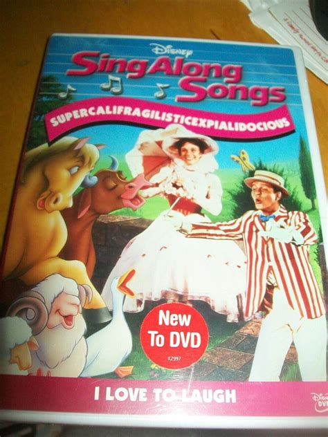 Disney Sing Along Songs Mary Poppins I Love To Laugh DVD BRAND NEW
