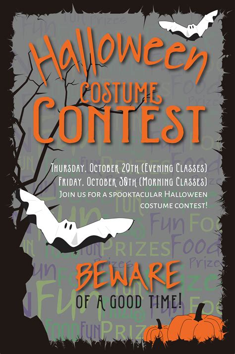 Halloween Costume Contest Celebration Platt College