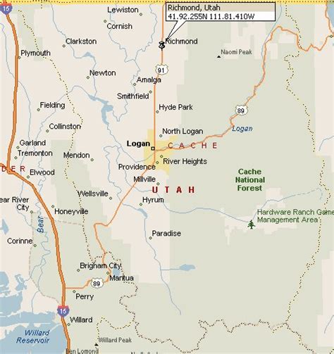Richmond Utah Map 2