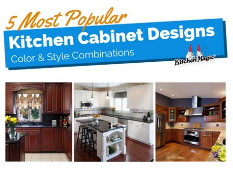 5 Most Popular Kitchen Cabinet Colors And Styles Kitchen Cabinet