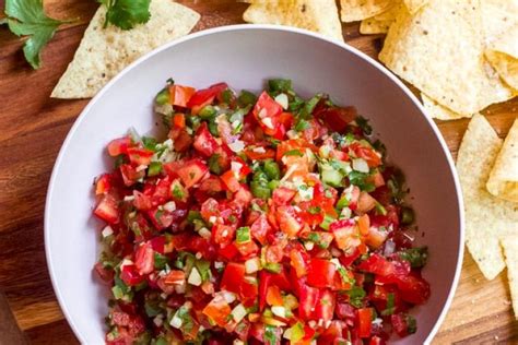 Making Fresh Homemade Salsa Recipe Its Ingredients And Instructions