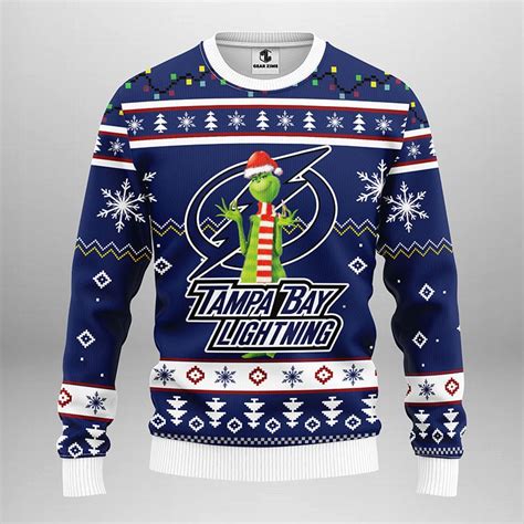 Tampa Bay Lightning Funny Grinch Ugly Christmas Sweater Ceiidecyr Shop