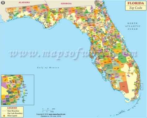 Florida Zip Codes Florida Zip Code Map List
