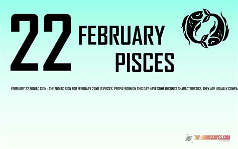 February 22 Zodiac Sign Pisces Charismatic